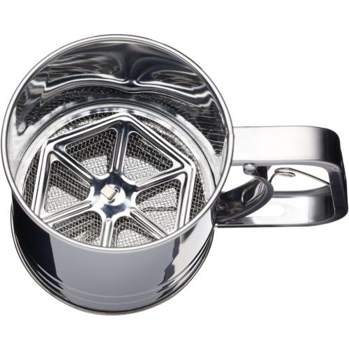 KitchenCraft - 3 Grids Kitchen Sieve, Flour & Ice Sugar, Stainless Steel to