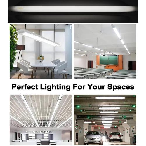 Konideke 25 Pack T8 Fluorescent Bulbs 4 Foot, F32T8/865 Fluorescent Light Bulb 48 Inch 32 Watt 6500K Daylight 2500 Lumens G13 Base