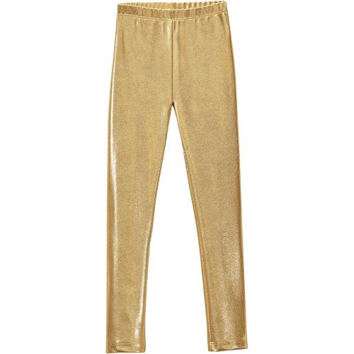 City Threads Girls Leggings Metallic Mermaid Print Shiny Colorful Fun Ankle Length Made in USA