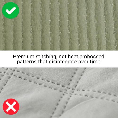 Size 90x 96 Quilt blanket green