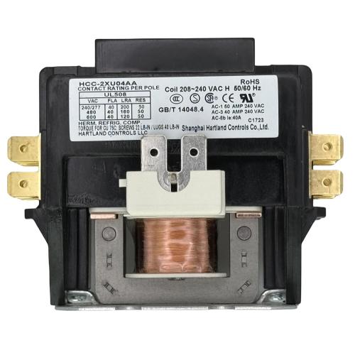 HCC-2XU04AA 208V-240V 40A DPST Contactor,50-60Hz Bipolar AC contactor