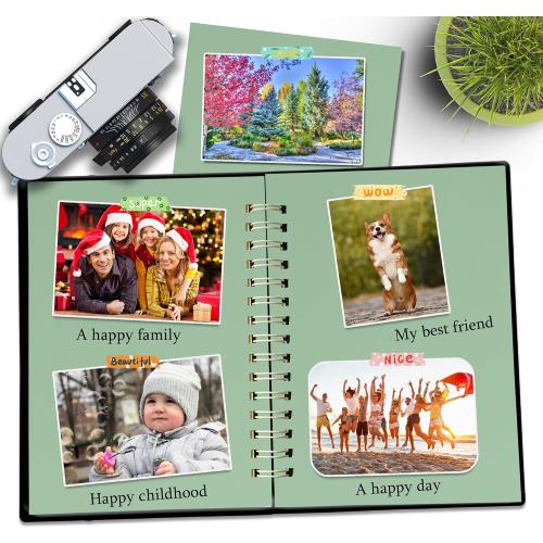 25 Sheets Sage Green Cardstock Paper 8.5'' x 11'', 250gsm/92lb Thick Paper for Scrapbook, Invitations, Printing and DIY Cards