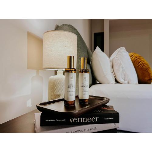 PRISTINE Swiss Château/Inspired by Hilton Hotel Linen & Room Spray Air Freshener, Made With Essential Oils, Tangerine, Raspberry, Cedarwood Scent, 3.4oz Pillow Spray