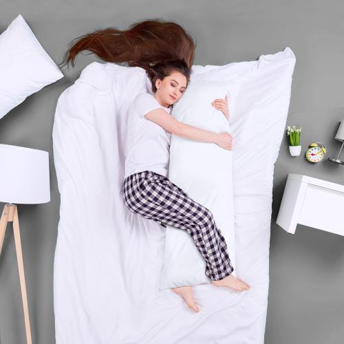 Utopia Bedding Full Body Pillow for Adults (White, 20 x 54 Inch), Long Pillow Insert for Sleeping, Ideal for Side Sleepers