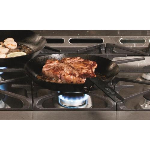 Lodge Pre-Seasoned Carbon Steel Skillet - Use in the Oven, on the Stove, on the Grill, or Over a Campfire - 10 Inch