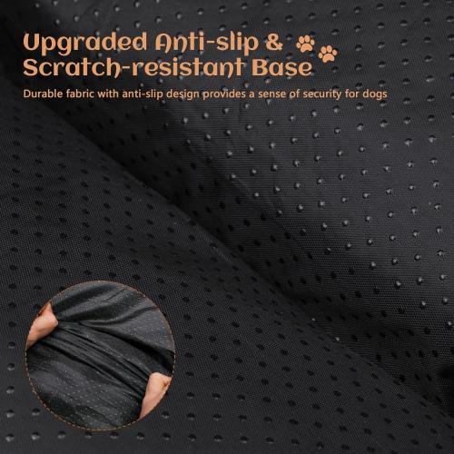 XL Dog Bed for Large/Big Sized Dogs -Dog Crate Pad Removable Washable Cover, Non-Slip Bottom, Pet Mat Comfort Cushion for Joint Relief, Deep Sleep & Home Decor