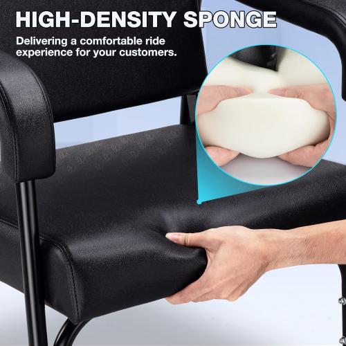 Salon Shampoo Chair Auto Reclining with Thick Cushions, Heavy Duty Shampoo Bowl Chairs for Salon Comfortable Hair Washing Chair for Home, Professional Spa Beauty Equipment for Hair Stylists, Barbers
