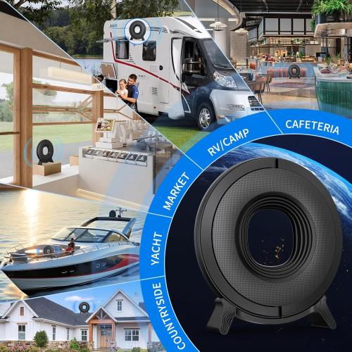 TV Antenna Indoor for Local Channels, 2025 Long Range Antenna for Smart TV 360° Reception,Digital TV Antennas for All Smart/Old TVs, Supports 4K 1080P HD VHF UHF