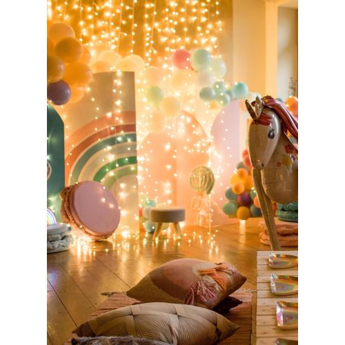 Minetom 6 Pack Fairy Lights Battery Operated String Lights - 7ft 20 LED Waterproof Silver Wire Firefly Lights Waterproof for DIY Crafts Wedding Décor Table Centerpieces Mason Jars Party