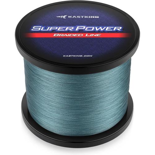 KastKing SuperPower Braided Fishing Line - Abrasion Resistant Braided Lines – Incredible Superline – Zero Stretch – Smaller Diameter – A Must-Have!