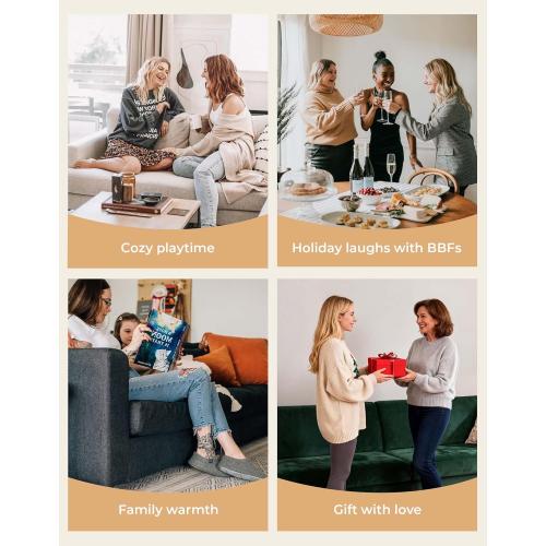 HomeTop Women's Fuzzy Curly Fur Memory Foam Loafer Slippers with Polar Fleece Lining 10.5