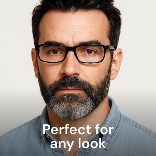 Gaoye  0.5 Reading Glasses Men - Blue Light Blocking Lenses, TR90 Frames, UV400 - Eyeglasses with Clear Vision