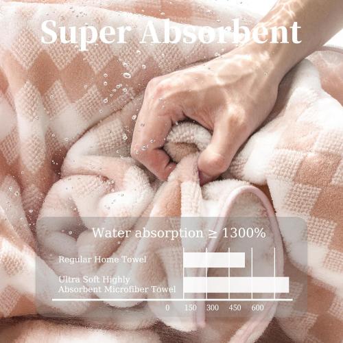 4 Piece Extra Large Bath Towel Set Oversized Bath Sheet 35x70 Bathroom Towel Set Soft Highly Absorbent & Quick Dry Premium Bath Towel for Bathroom 600GSM Shower Towel Spa Gym Hotel,Peach