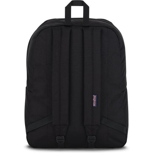 JanSport SuperBreak One Backpacks - Durable, Lightweight Bookbag with 1 Main Compartment, Front Utility Pocket with Built-in Organizer - Premium Backpack, Black