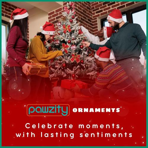 Highland Cow Christmas Ornaments - Acrylic Farm Animal Ornaments for Christmas Tree