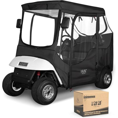 Passenger Golf Cart Driving Enclosure for EZGO TXT/RXV Model,  Window  Rain Cover All Weather Windproof Waterproof