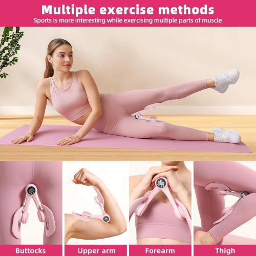 Thigh Master, Pelvic Floor Strengthening Device with Display Counter Hip Trainer Kegel Exerciser, Leg Inner Thigh Trainer Pelvic Floor Muscle Trainer, Thigh Exercise Workout Equipment for Home
