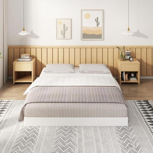 EMODA 5 Inch Box Spring Full Size Bed Base, 3000 LBS Heavy Duty Metal Mattress Foundation with Fabric Cover, Easy Assembly, Black