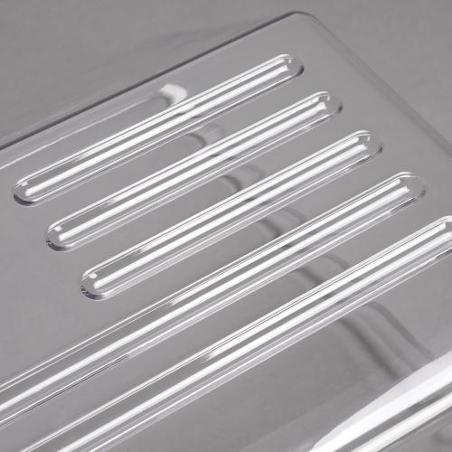 Kojem 2188664 Crisper Drawer Bin (Lower) Replacement for WP2188664 Compatible with Whirlpool, Kenmore, Maytag, Kitchenaid Refrigerator Clear Crisper Pan W/White Handle Plastic（PS)