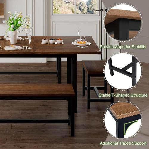 Extendable Kitchen Table  (NO TEST)