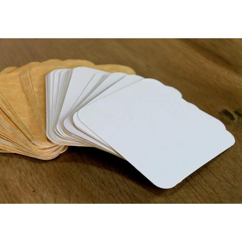 eSplanade Disposable Coaster - Made of Paper (Set of 100) - Use and Throw Reversible Coasters - Perfect for Bar, Hotel, Restaurant Purpose & Parties (Brown Square)