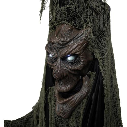 LED Lighted and Animated Tree Man Halloween Decoration - 7'