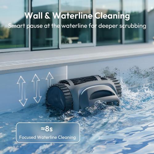(2026 New) Bubot 700 Gen2 Pool Vacuum for Inground Pools, Cordless Robotic Pool Cleaner with 210 Min Runtime, Strong Suction, Wall & Waterline Cleaning, App Control & Smart Navigation, Deep Gray