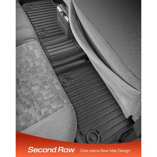 Car Floor Mats for Toyota Corolla: 2009-2013 Cargo Liner, All Weather Car Mats Trunk Accessories Custom Fit for Corolla 2009 2010 2011 2012 2013, TPE Rubber Carpet for Corolla 10th Gen Tech Black 4PCS