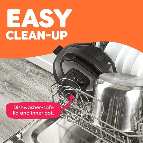 Instant Pot 6QT RIO 7-in-1 Multi-Cooker, Pressure Cooker, Slow cook, Sauté, Steam, Rice Maker, Yogurt, & Warmer, Black, 6 Quarts ‼️has stains ‼️and may come with missing or broken pieces ‼️