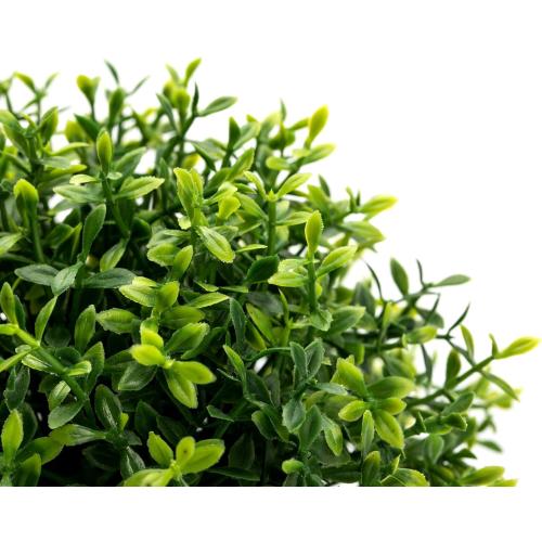 Velener 2Pcs Mini Artificial Boxwood Topiary Faux Plants Indoor- Small Fake Plants Decor Magnolia Home Office Desk Cubicle Farmhouse Kitchen Bookshelf Bedroom Bathroom Decor, Aloe Vera Zen Garden
