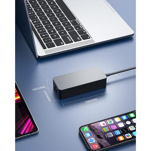 Superer 90W AC Charger Fit for Lenovo ADLX90NLC3A ADLX90NLC2A ADLX90NCC2A ADLX90NCC3A ADLX90NDC3A ADLX90NDC2A Laptop, Square Tip