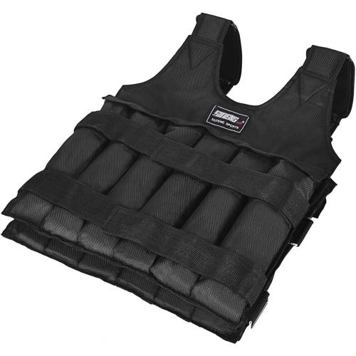 Adjustable Weighted Vest 110lbs - Weighted Workout Vest ***VEST ONLY ***Heavy Duty Weighted Exercise Vest For Functional Training, Slim Design Weighted Running Vest, Weight Vest for Men and Women
