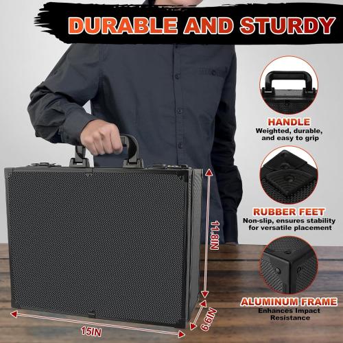 Graded Card Storage Box, Holds 170  PSA/GMA Slabs or 680  Toploaders, 4-Row Trading Card Storage Boxes for Sports Cards Fits 3x4 35pt Cards (Pure Black)