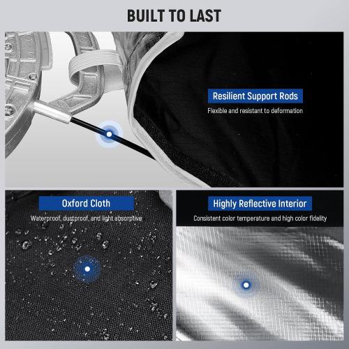 NEEWER Basics Strip Softbox Bowens Mount, 24x35 Quick Release Soft Box Light Diffusers/Grid/Bag Compatible with Aputure 150c Compatible with Godox SL60w, for FS300C FS150B HB80C CB200C Q6, NS60P