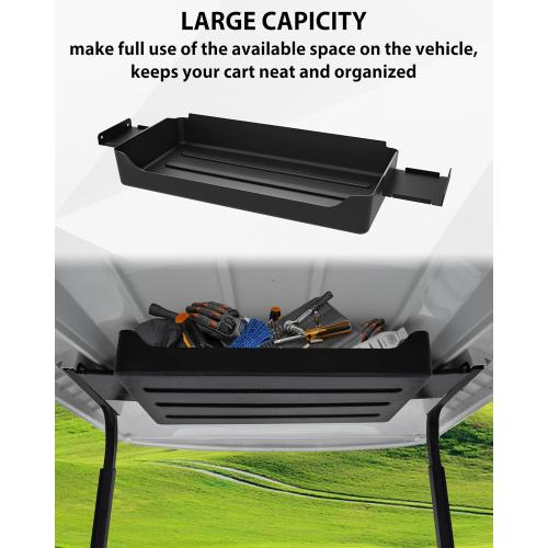 SAUTVS Front Overhead Storage Tray for Club Car DS 2006 Golf Cart Accessories, Roof Front Storage Box Ceiling Organizer Tray Compatible with Club Car DS 2006 Standard Factory Golf Cart