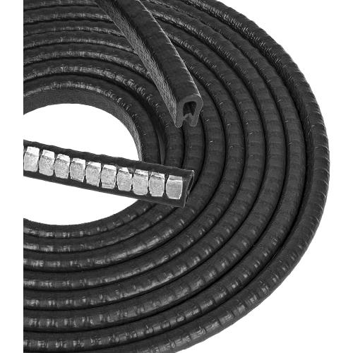 Edge Trim Black Small, Fits Edge 1/16 to 1/8 Inch, Length 10 Feet (3 Meter)