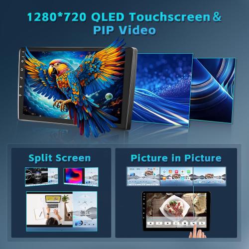 Qualcomm [8Core 4 64GB] Inefala Android 15 Car Radio for Chevrolet Chevy Silverado Tahoe Suburban GMC Yukon 2007-2012 with Carplay Android Auto, 9 Touchscreen Car Stereo with WiFi GPS Bluetooth SWC