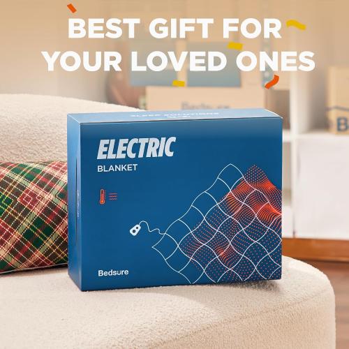 Bedsure Faux Fur Heated Blanket Throw Blanket, Fast Heating Electric Blanket with 6 Heating Levels & 4 Time Settings, Cozy Gifts for Women Men (50x60 inches, Grey)