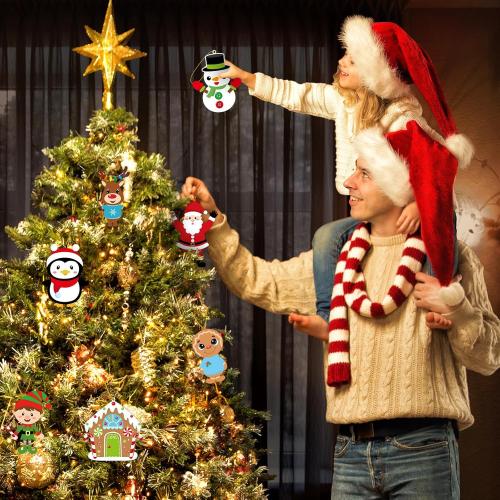 ceiba tree Christmas Ornament Crafts for Kids Christmas Cards and Stickers Make Your Own Ornament Craft Kit for Kids