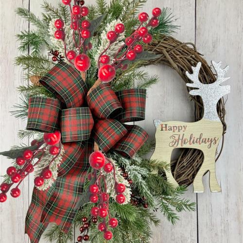 10 Pack Christmas Artificial Berry Twigs for Tree Decoration, DIY Red Berry Stems for Crafts Wreath Garland Ornaments Decor