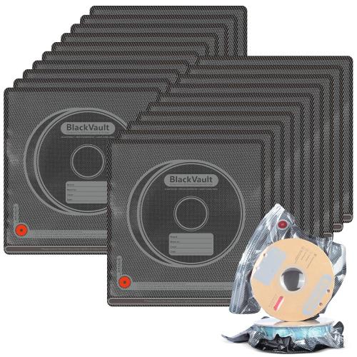 20 Pack 3D Filament Storage Bags, Vacuum Sealed & Light-Proof Reusable Bags for 1.75mm 2.85mm 3D Printer Filament (12.6x13.4 Inch) - Pump Not Included