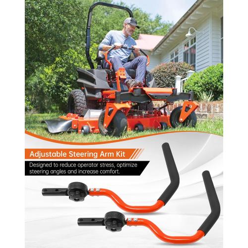 Adjustable Steering Arm Kit Compatible with Bad Boy MZ, ZT, Outlaw, CZT, Maverick Lawn Mower, Replacement