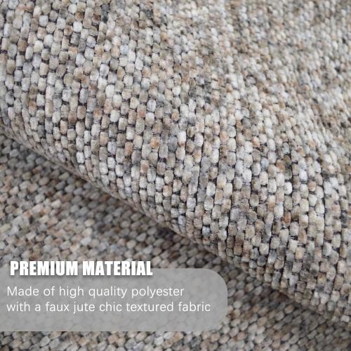 Yancorp Front Door Mat Indoor Entrance for Inside Entry 17 x 29.5 Non-Slip Welcome Mat Rubber Backing Dirt Resistant Absorbent Indoor Doormat for Entryways, Front Doors, Hallways, Beige Grey
