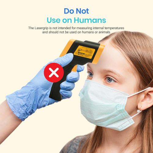 Etekcity Infrared Thermometer Laser Temperature Gun 774, Meat Food Candy Oven Thermometer for Griddle Accessories, Heat Gun for Cooking Refrigerator Tools, Yellow