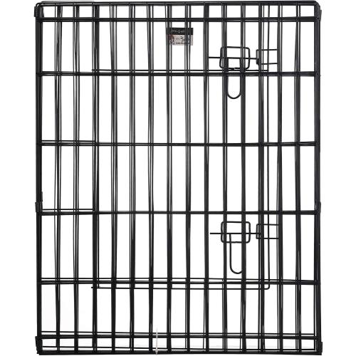 Dog Playpen - Foldable Metal Exercise Puppy Play Pen with 8 24x30in Panels - Indoor/Outdoor Pen with Door for Dogs, Cats or Small Animals by PETMAKER
