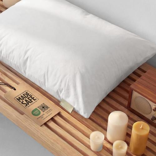 Avocado Organic Cotton Pillow, GOLS-Certified Organic Latex Fill, Standard