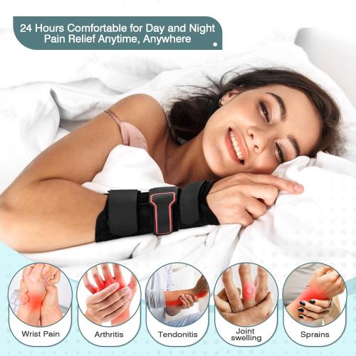 Wrist Brace & Thumb Spica Splint, for De Quervain's Tenosynovitis, Tendonitis, Carpal Tunnel & Arthritis Wrist Support Thumb Splint (Right Hand - Medium)