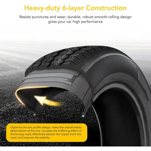 4.80-8 4.80x8 480-8 4.80-8 Trailer Tires with 8 in Rims, 4 Lug on 4 in, Load Range C, 6PR