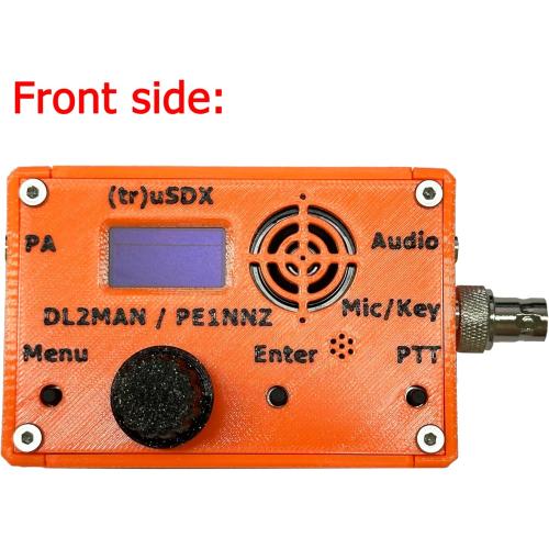 Malahit tr usdx transceiver 5-Band usdx Multimode QRP Assembled with case by PE1NNZ and DL2MAN