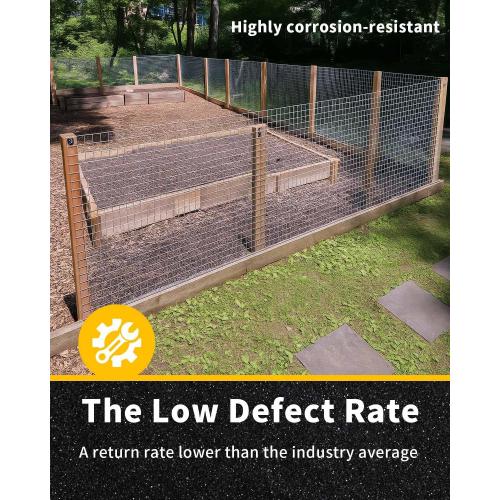 Trenk Hardware Cloth 1/2 inch 36 x 50 Ft 19 Gauge, Chicken Wire Fencing & Rat Wire Mesh Roll for Gopher Wire, Wire Cloth, and Animal-Resistant Fence